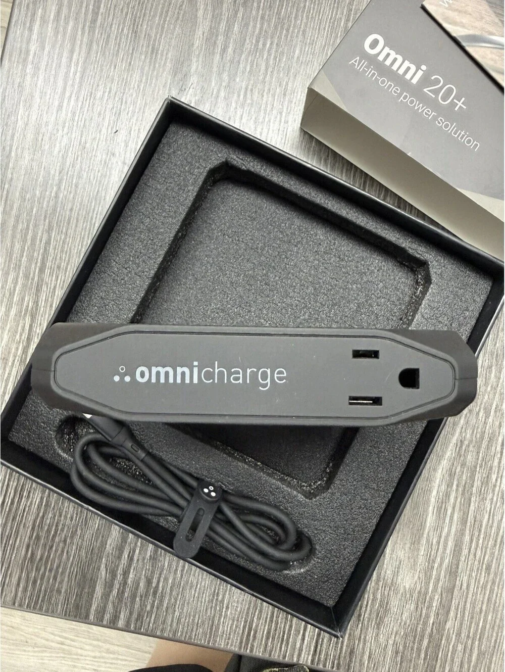 Omnicharge Omni 20+ 71Wh 100W Portable Power Bank AC USB-C